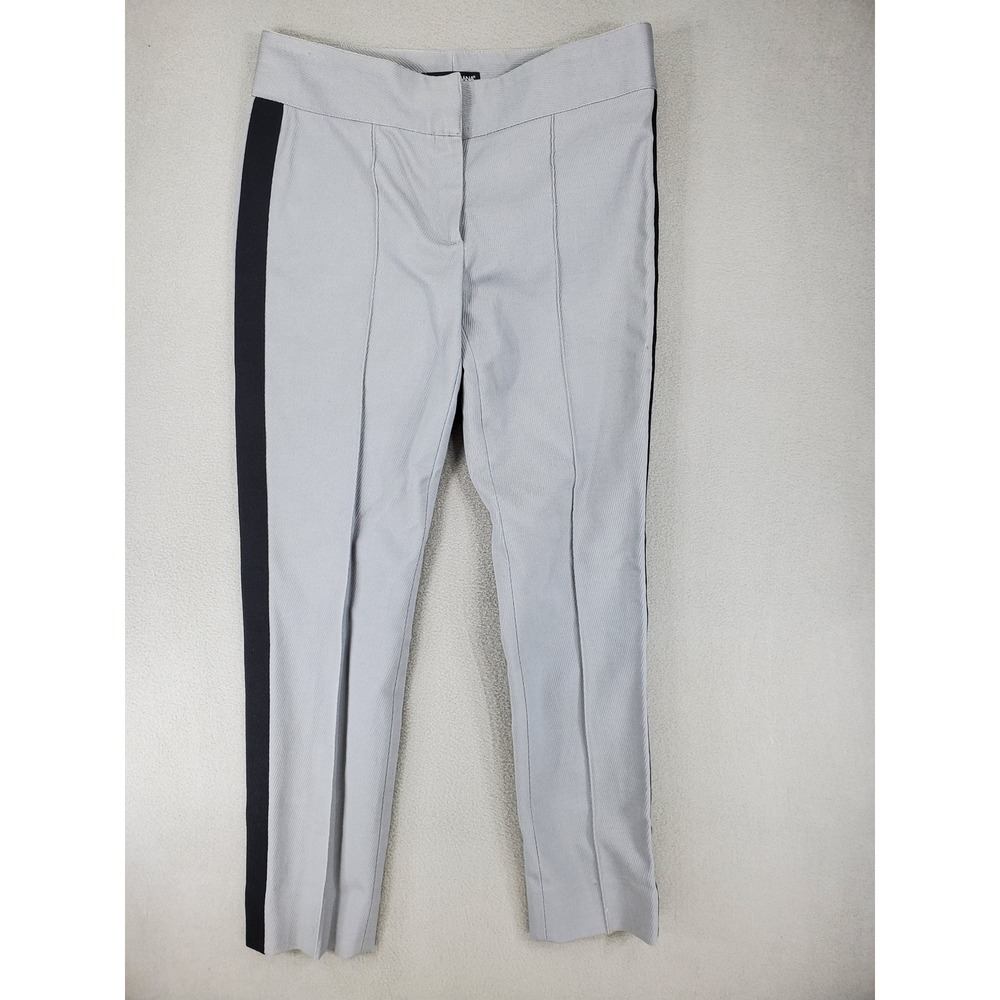 Dolce & Gabbana Trousers Pants Women 40 Gray Side Stripe Trim Skinny Italy